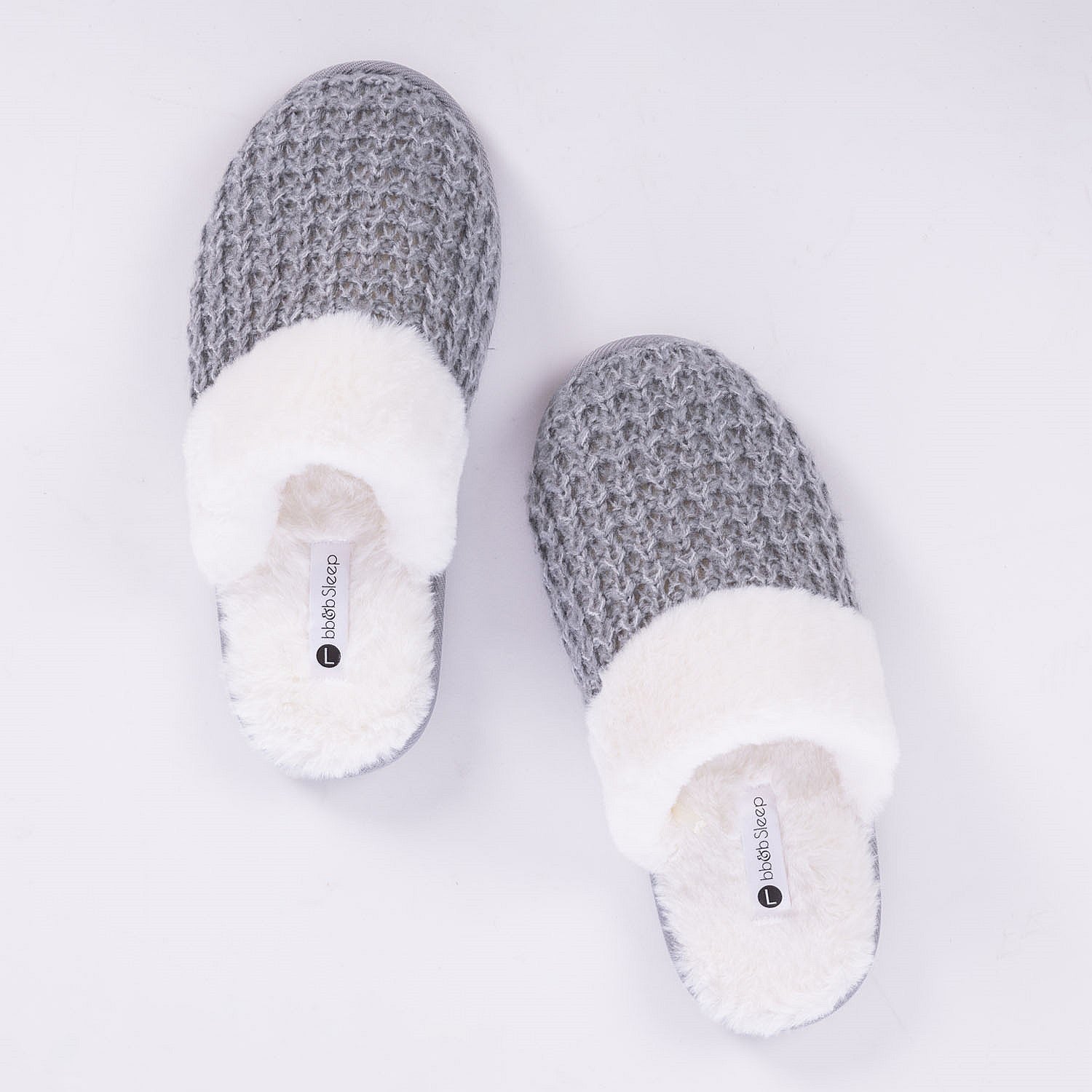 bb&b Sleep Tanya Cozy Knitted Slipper Slides