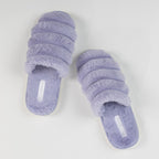 Solace Alexis Channel Faux Fur Slippers
