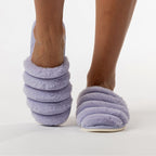 Solace Alexis Channel Faux Fur Slippers