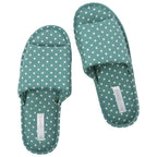 Solace Dot Quilted Slipper Eucalyptus