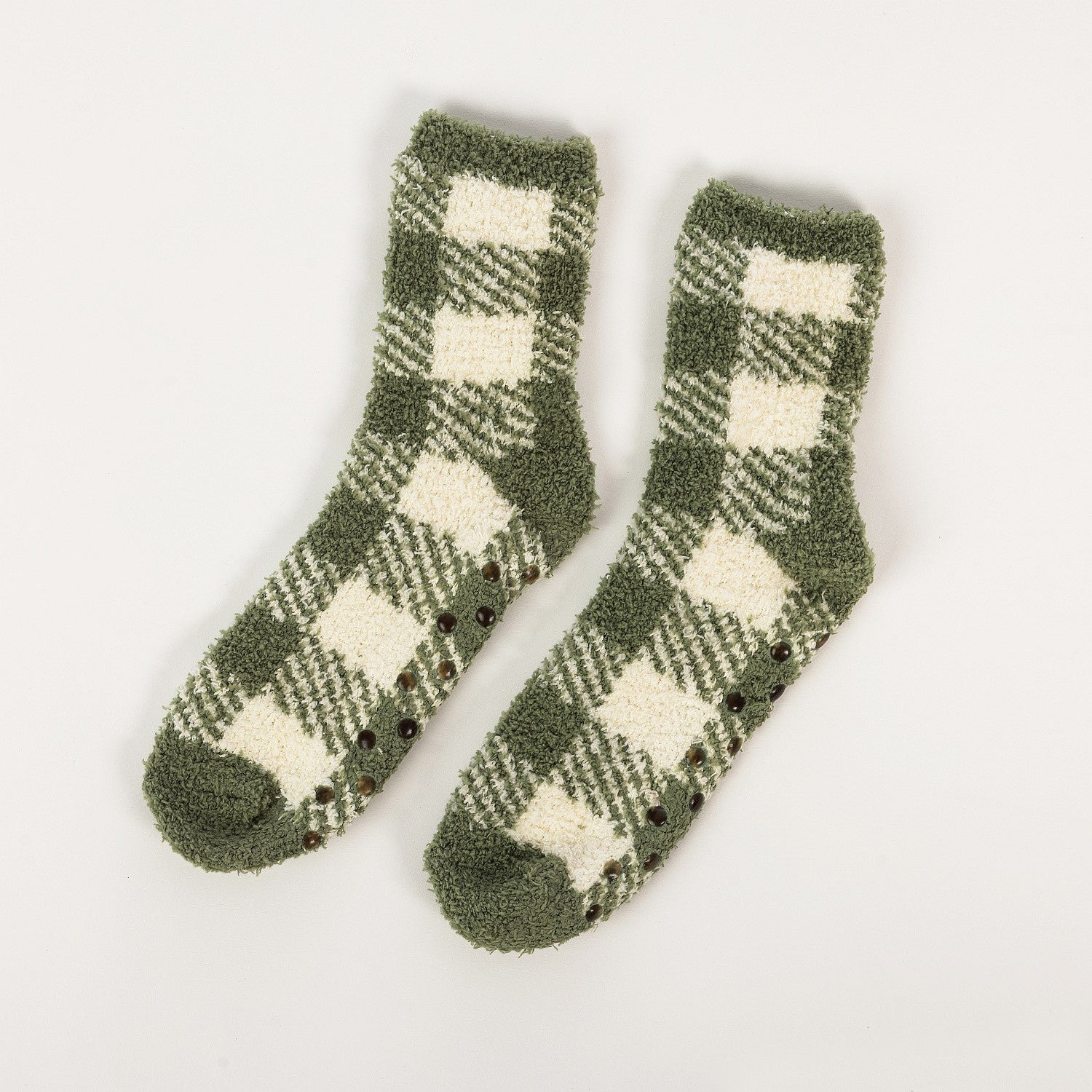 bb&b Sleep Classic 2 Pack Check & Grey Bed Socks