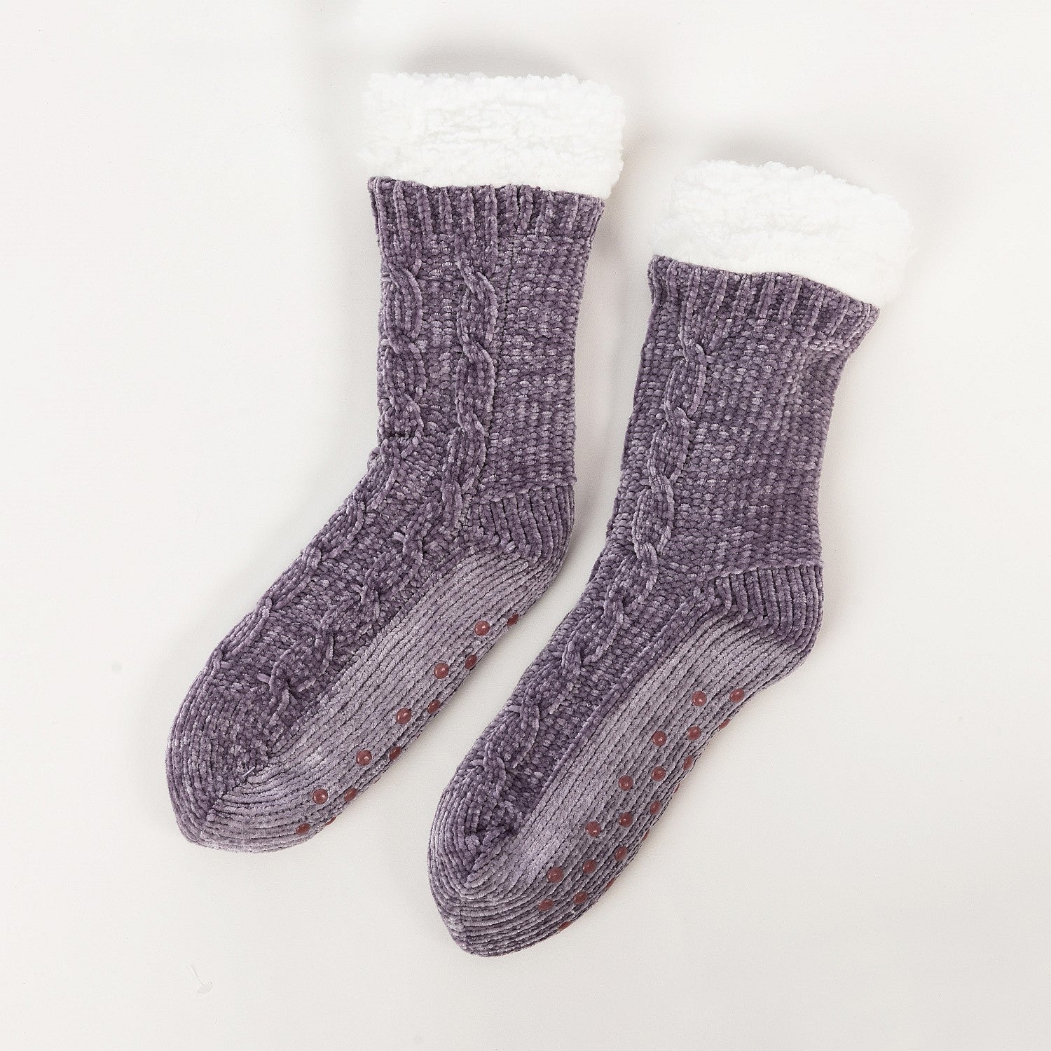 bb&b Sleep Fleece Lined Chenille Bed Socks