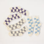 bb&b Classic 3 Pack Check Bed Socks
