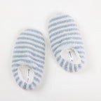 Marlo Stripe Plush Cosy Slipper Denim