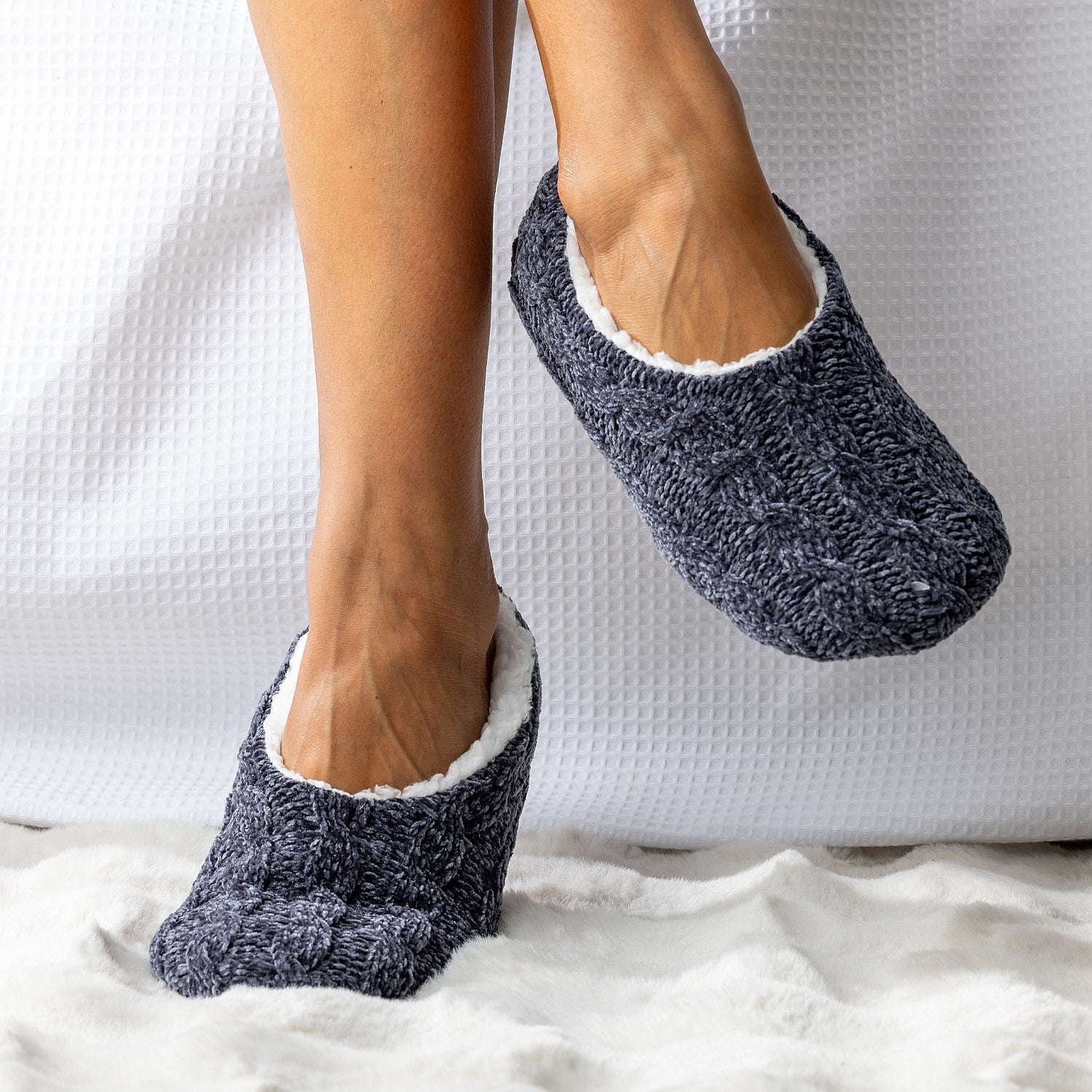 Solace Chenille Cosy Slipper