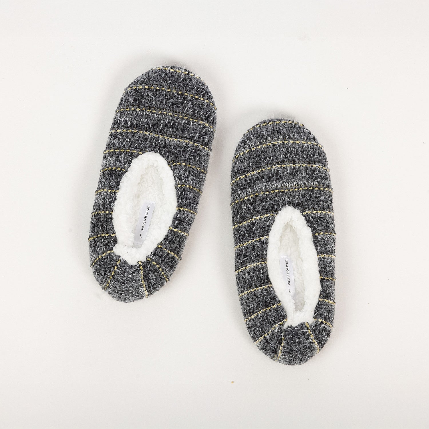 Gracious Living Lurex Cosy Slipper
