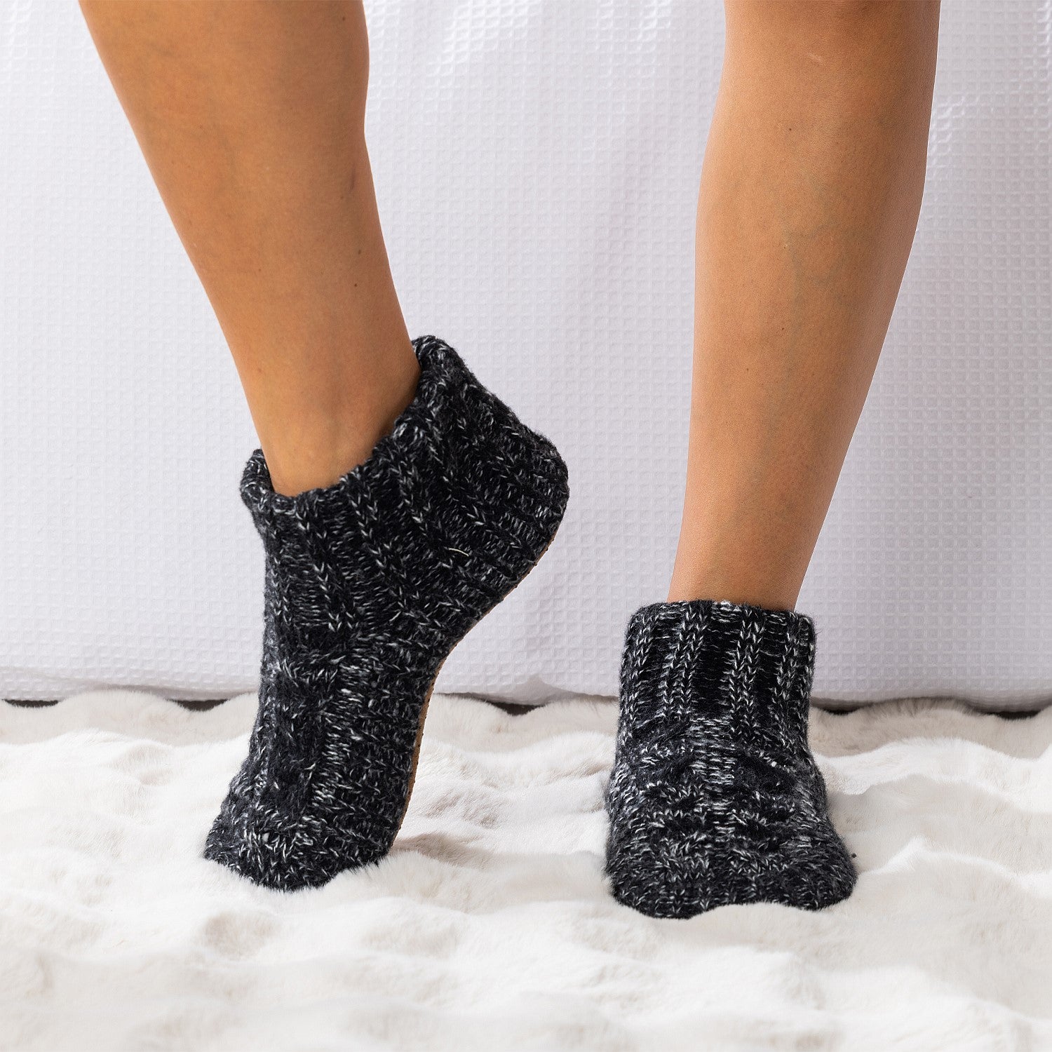 Solace Knitted Slipper Boot