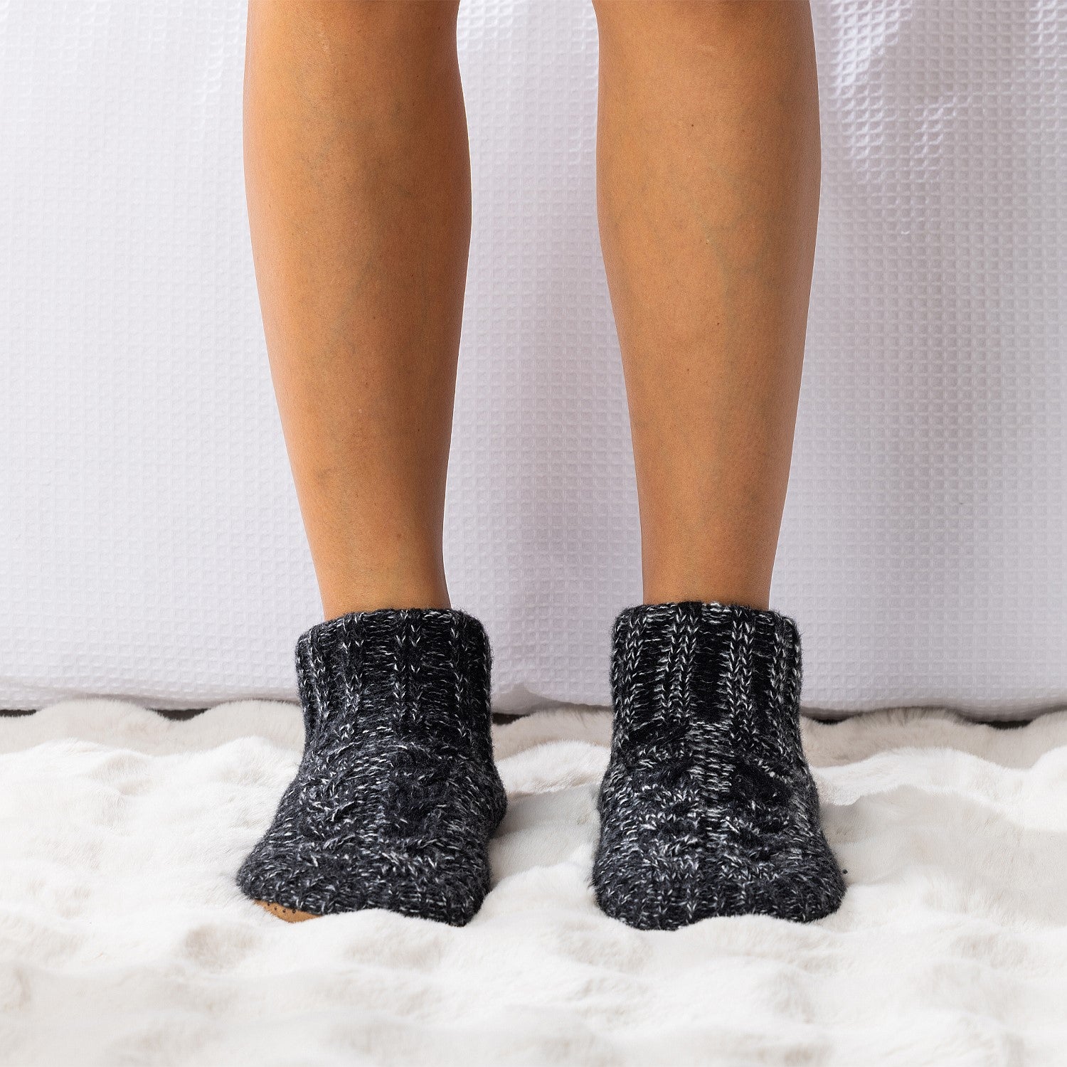 Solace Knitted Slipper Boot