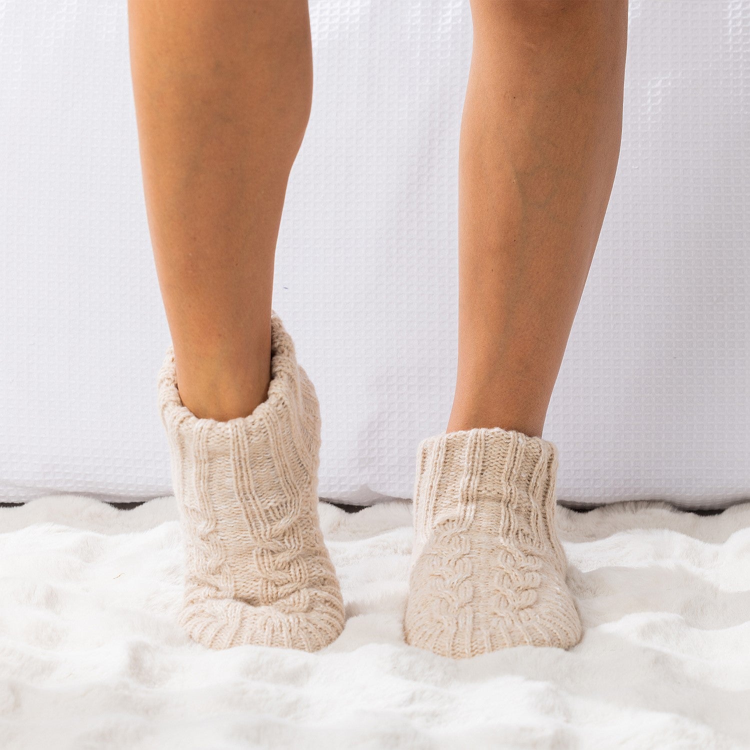Solace Knitted Slipper Boot