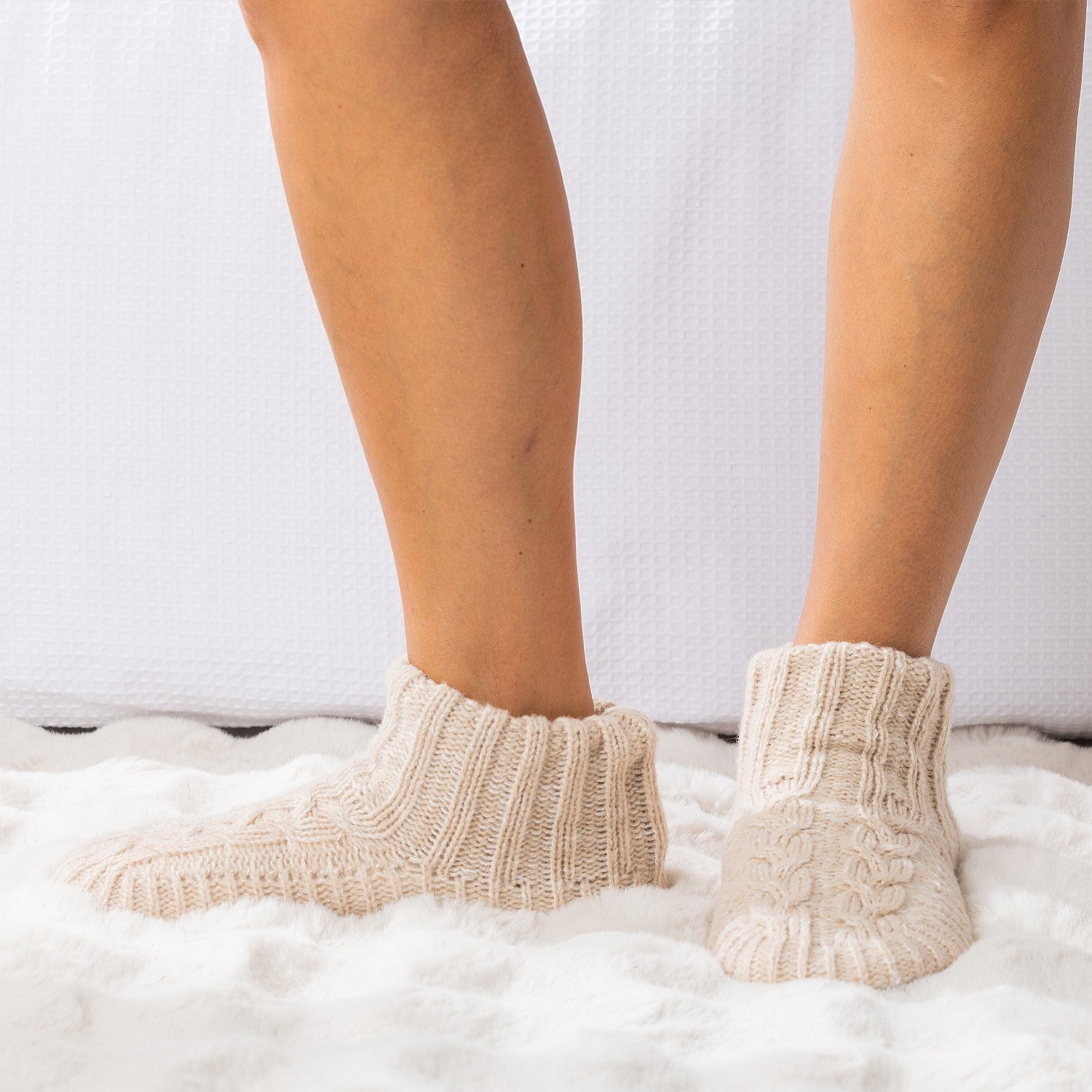 Solace Knitted Slipper Boot