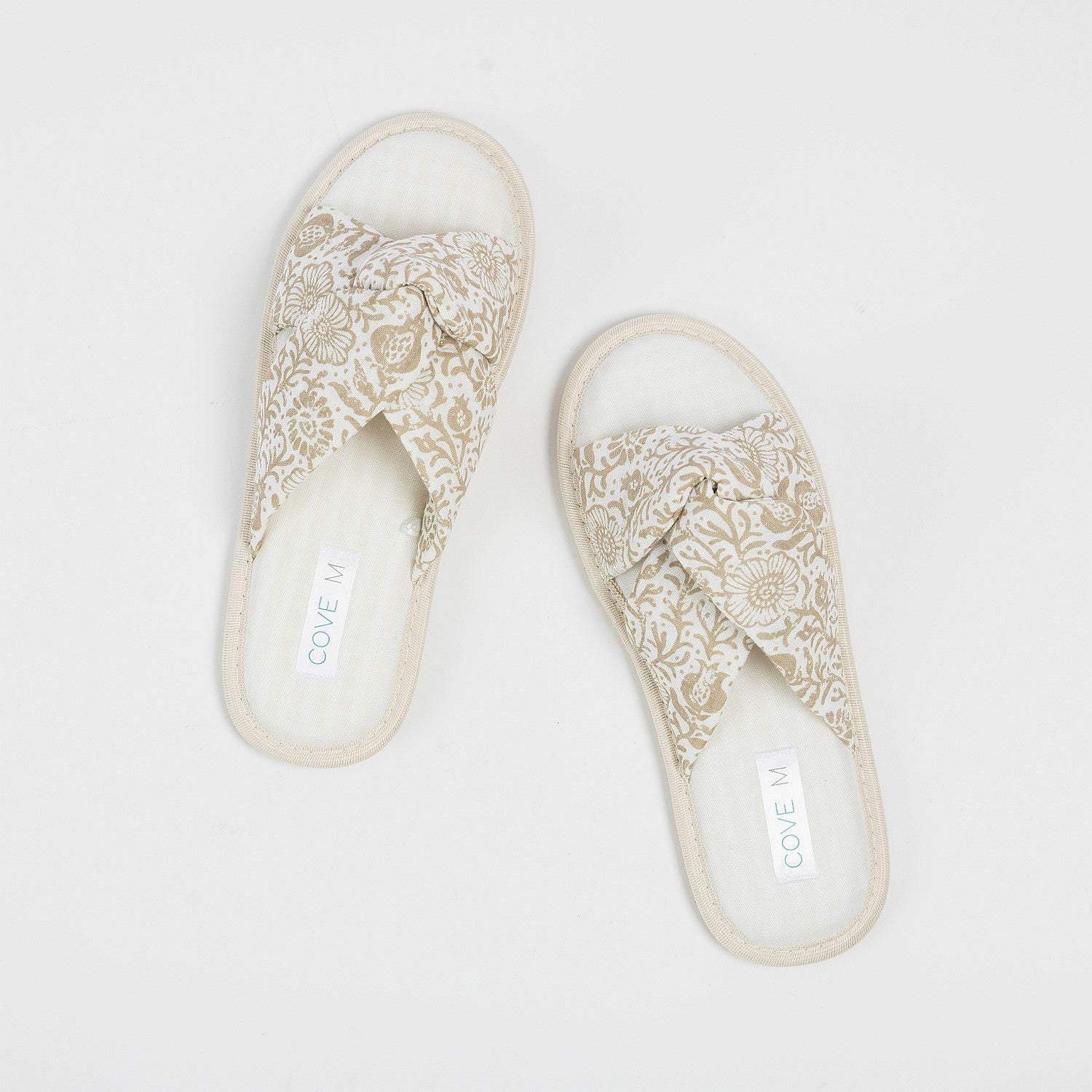 Cove Mya Natural Cross Over Slipper