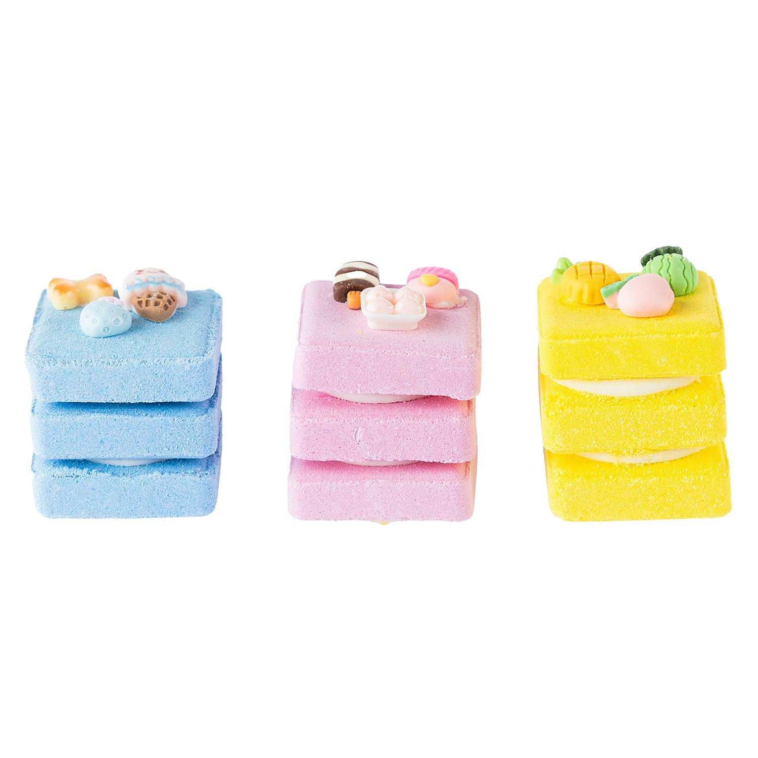 Grace & Gild Fun 3 Layer Cake Bath Bomb Lemon 70g