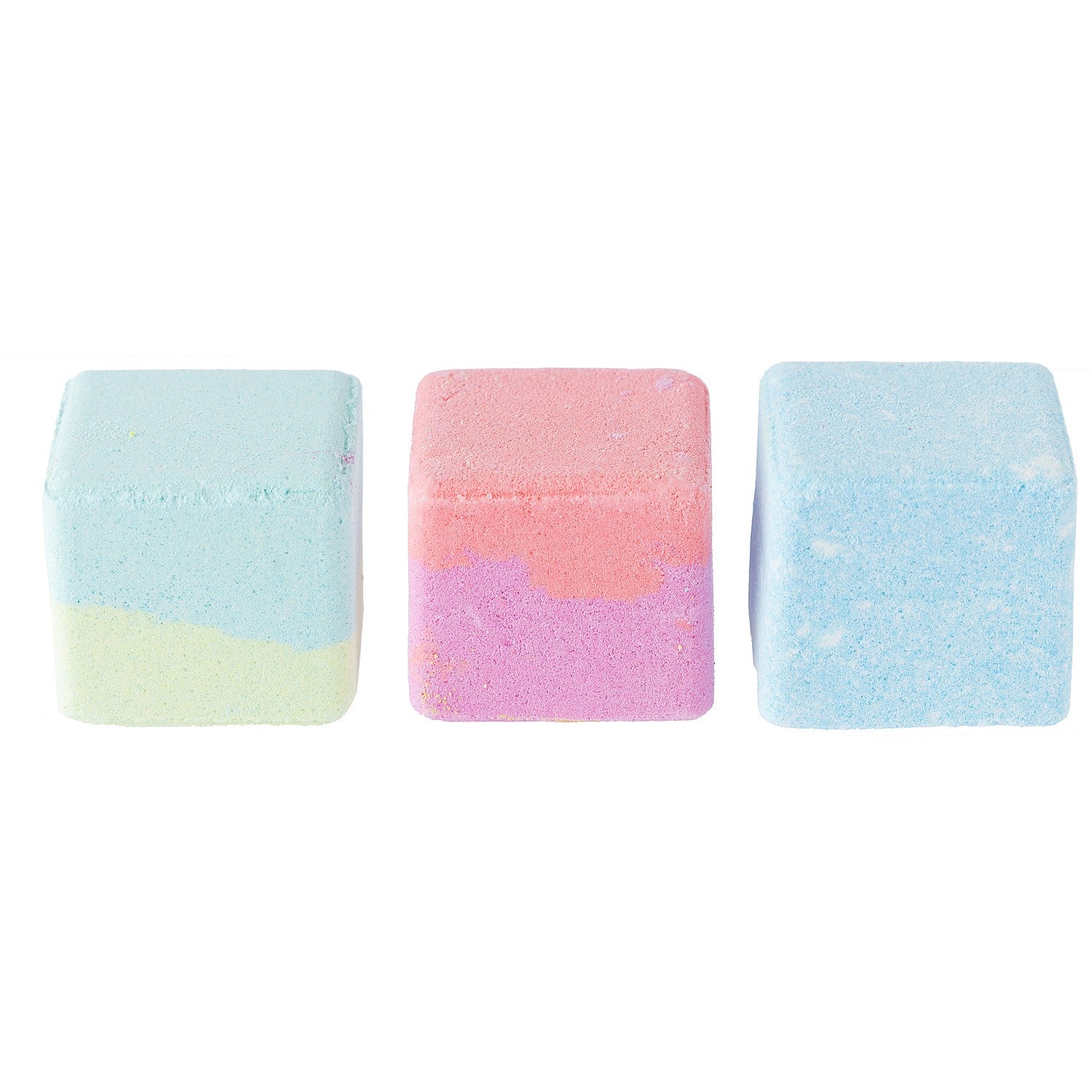 Grace & Gild Fun Double Layer Square Bath Bomb Pink Clay 50g