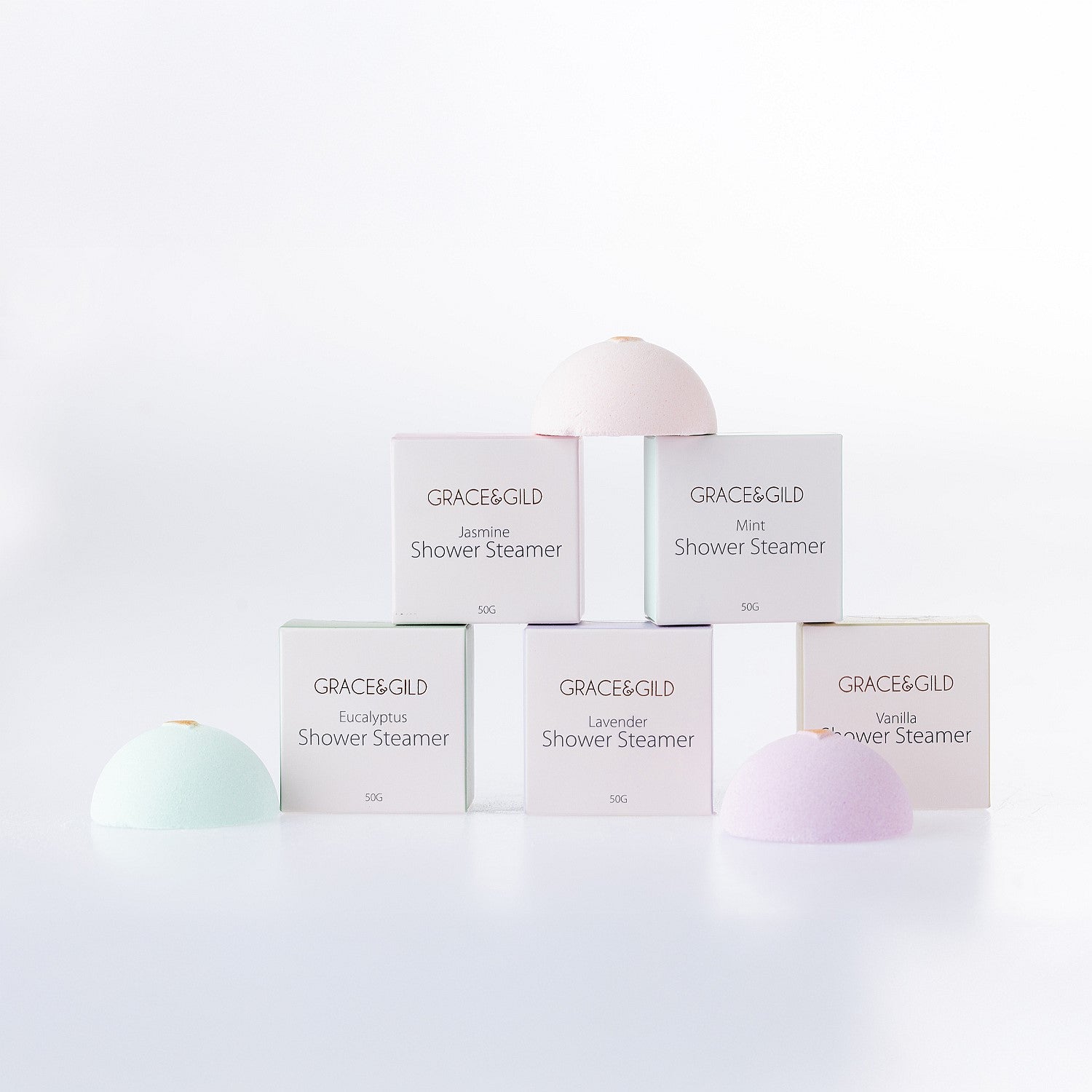 Grace & Gild Shower Steamer 50G Jasmine