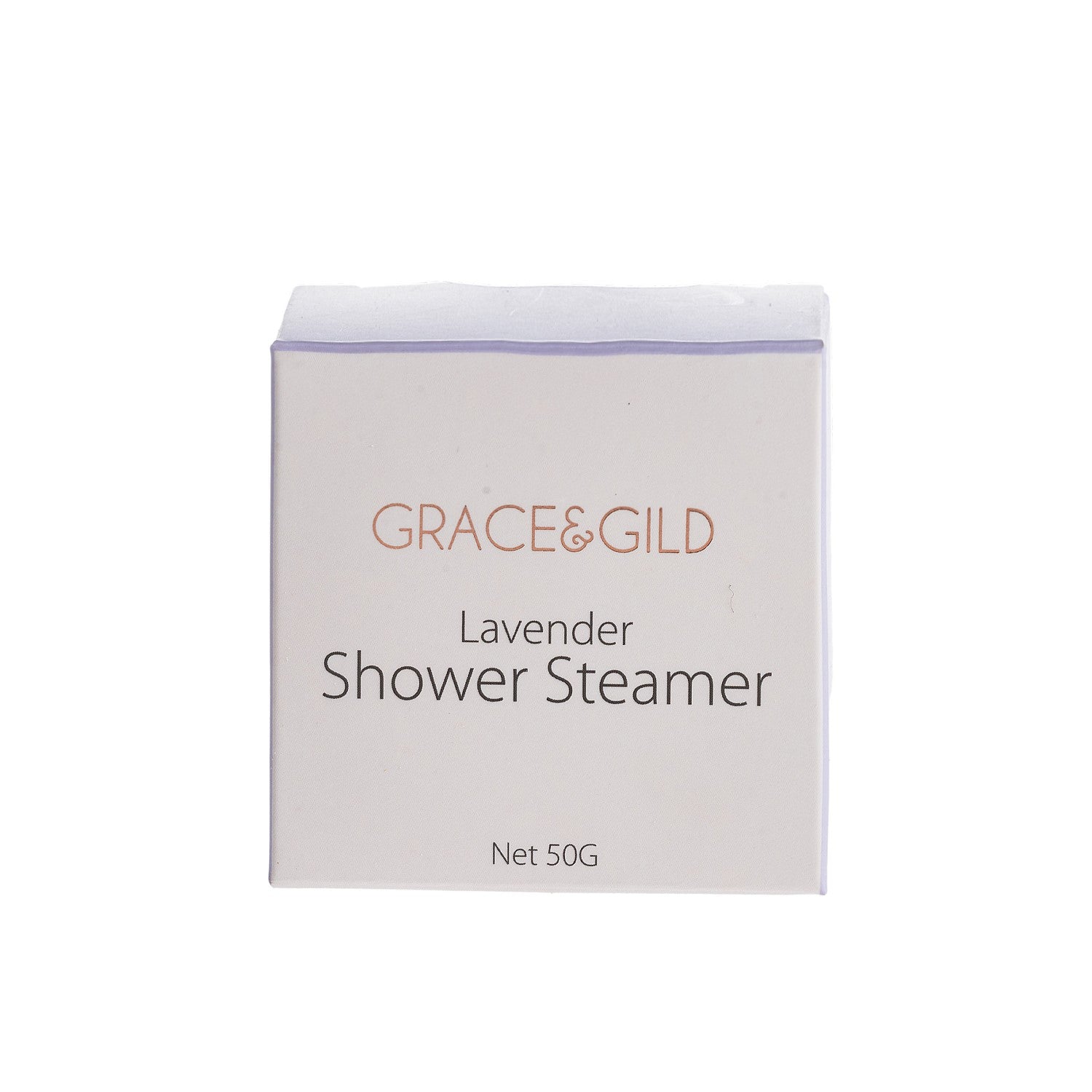 Grace & Gild Shower Steamer 50g Lavendar