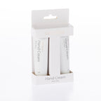Grace & Gild Aloe Vera Hand Cream 2 Pack in retail packaging with two 30ml white hand cream tubes displayed in a white gift box.