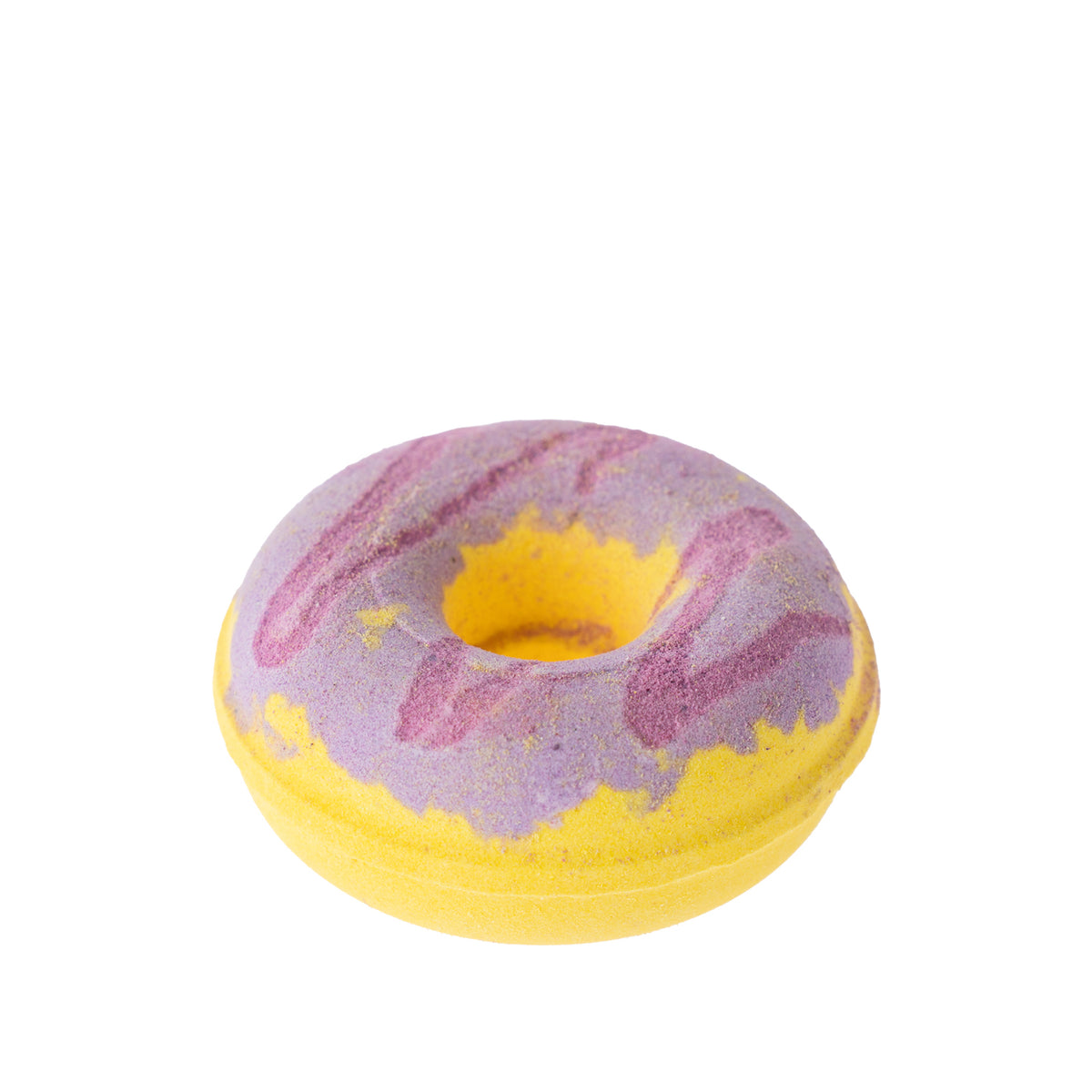 Grace & Gild Fun Fizzer Doughnut 120g in pale green, topped with white icing and colourful sprinkle decorations.