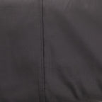 Close-up of dark gray fabric with a visible seam