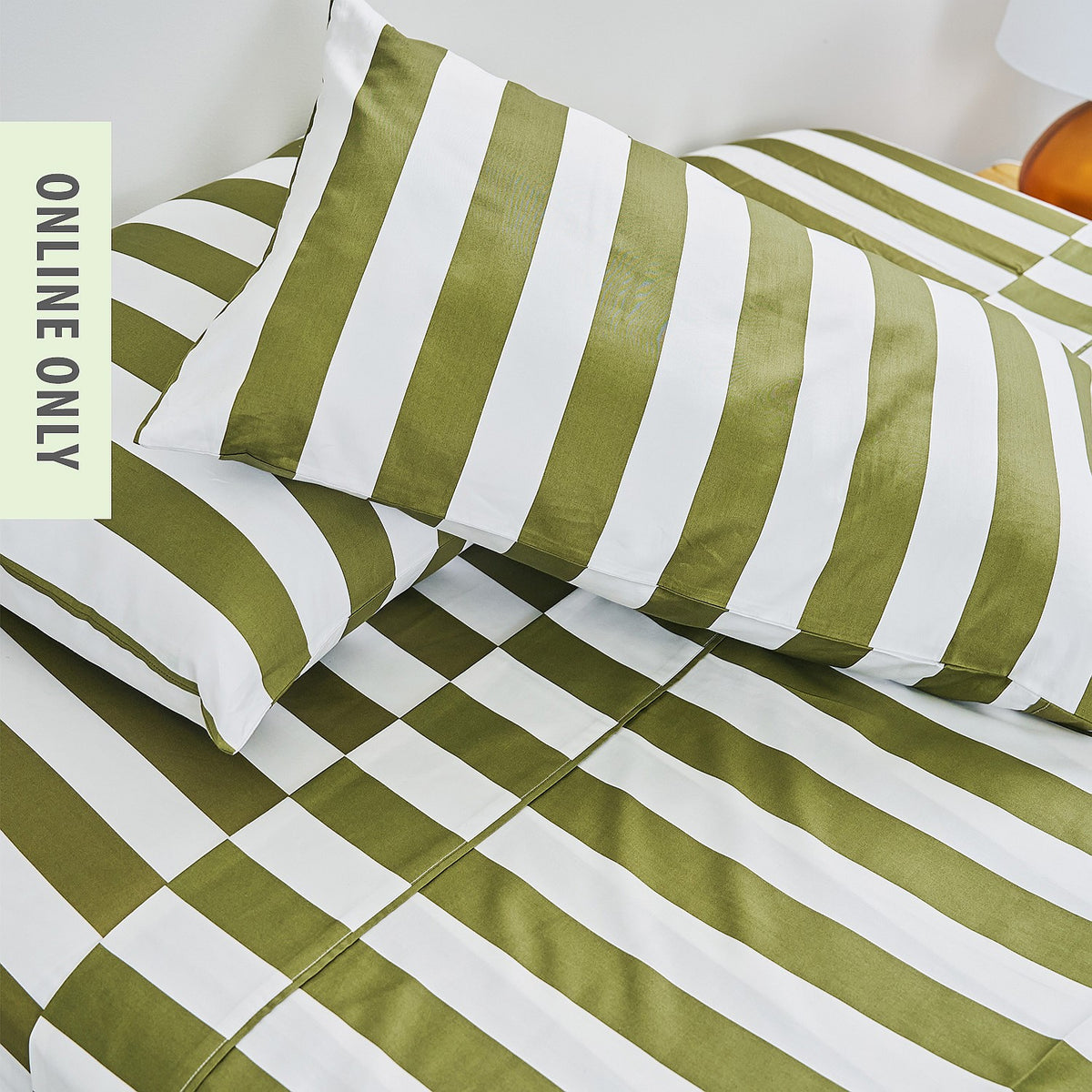 Design Republique Ariana Stripe Cotton Sheet Set