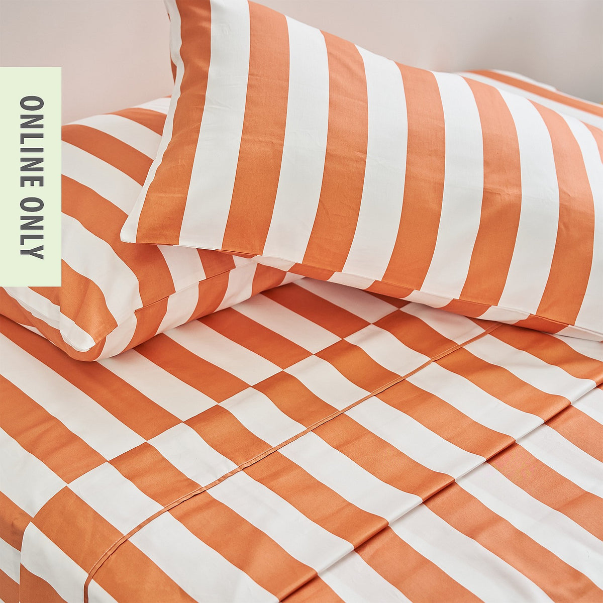 Design Republique Ariana Stripe Cotton Sheet Set
