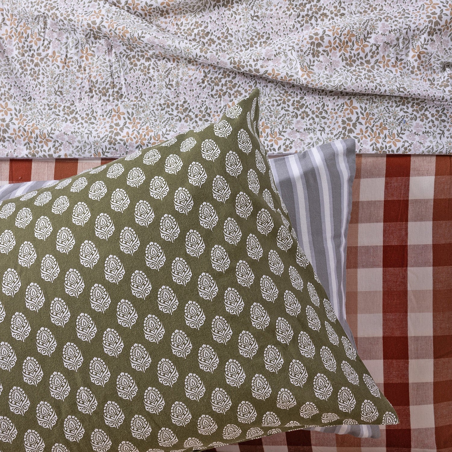 Hush Printed Flannelette Flat Sheet