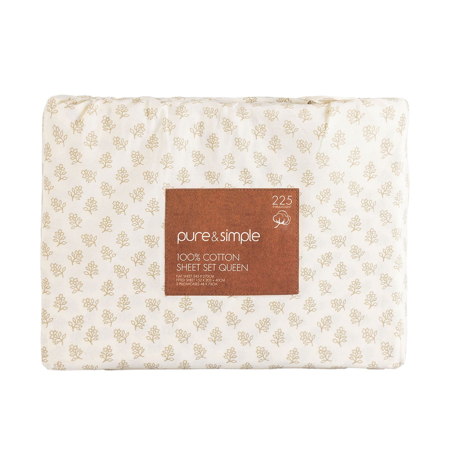 Pure & Simple Sarah Printed Sheet Set