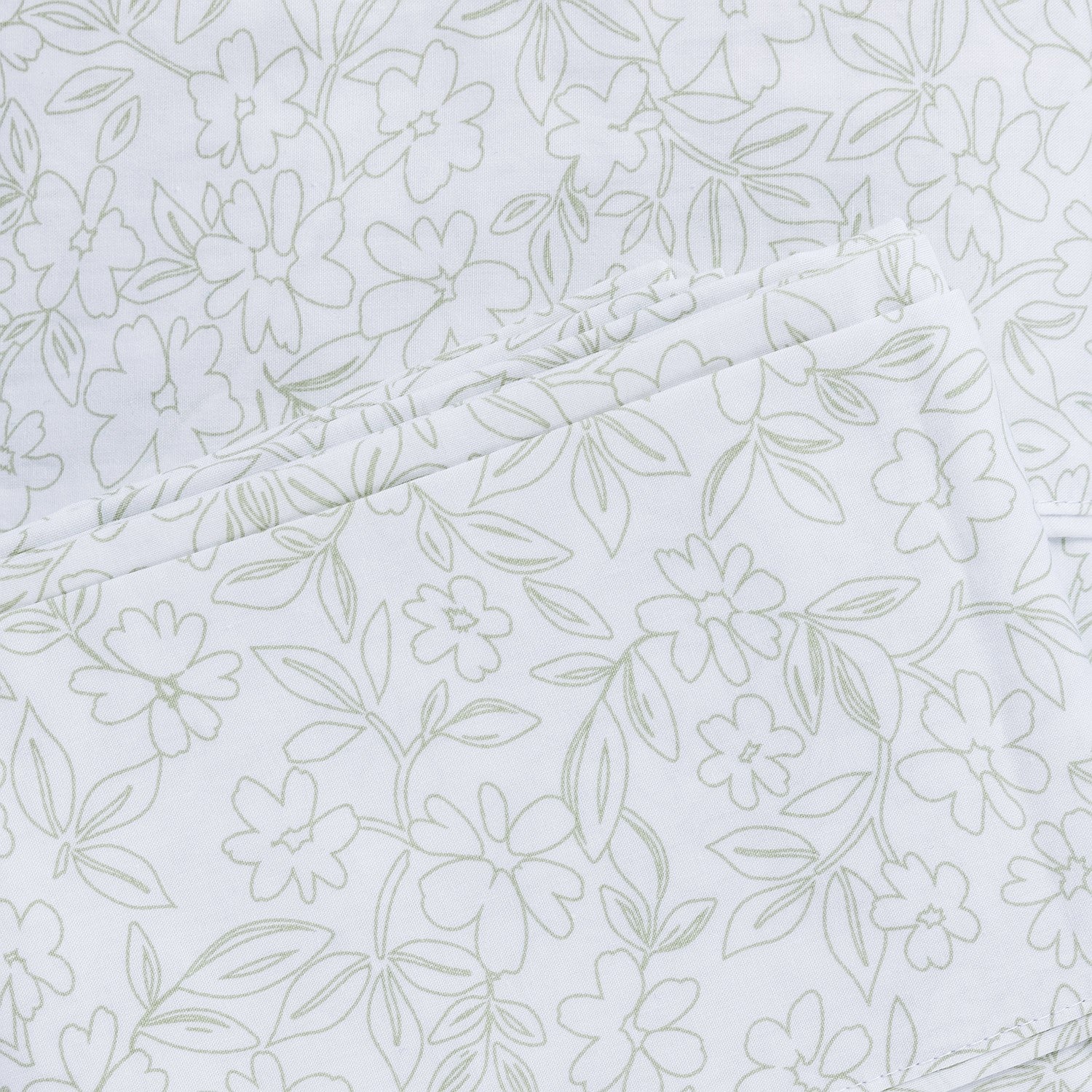 Gracious Living Herne Cotton Sheet Set Olive