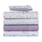 Gracious Living Herne Cotton Sheet Set Olive