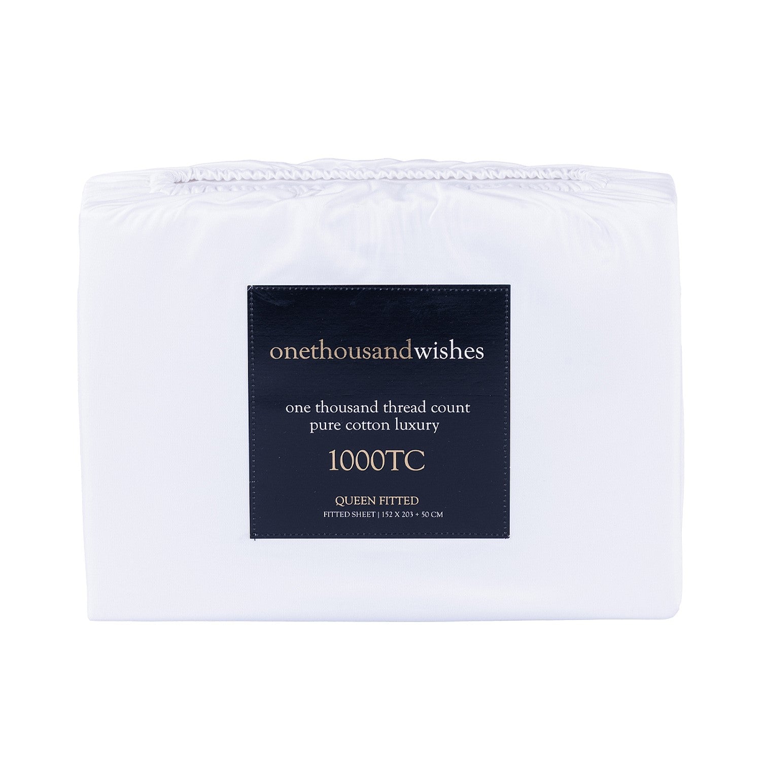 One Thousand Wishes 1000TC Cotton Fitted Sheet