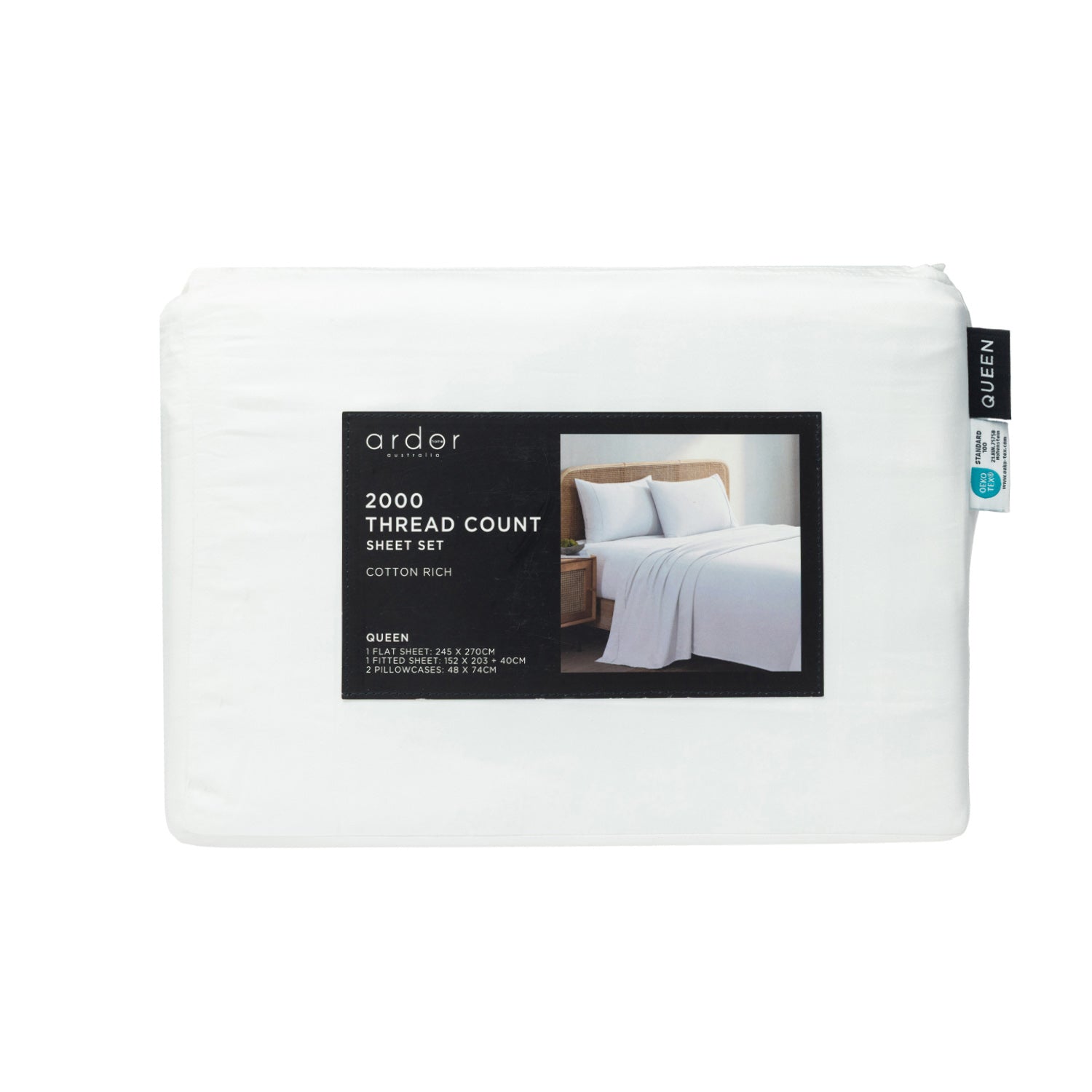 Ardor 2000TC Cotton Polyester Sheet Set