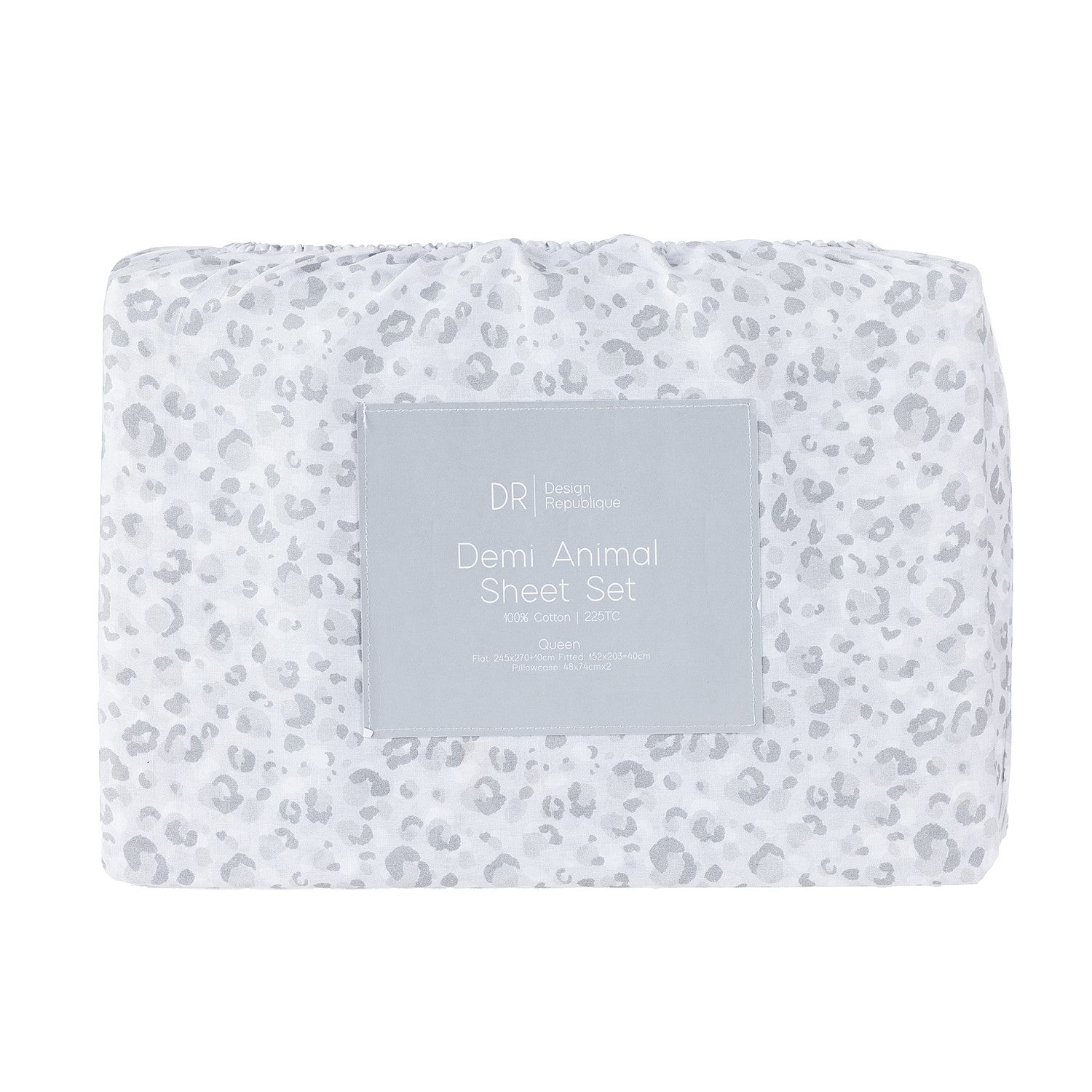 Design Republique Demi Animal Cotton Print Sheet Set