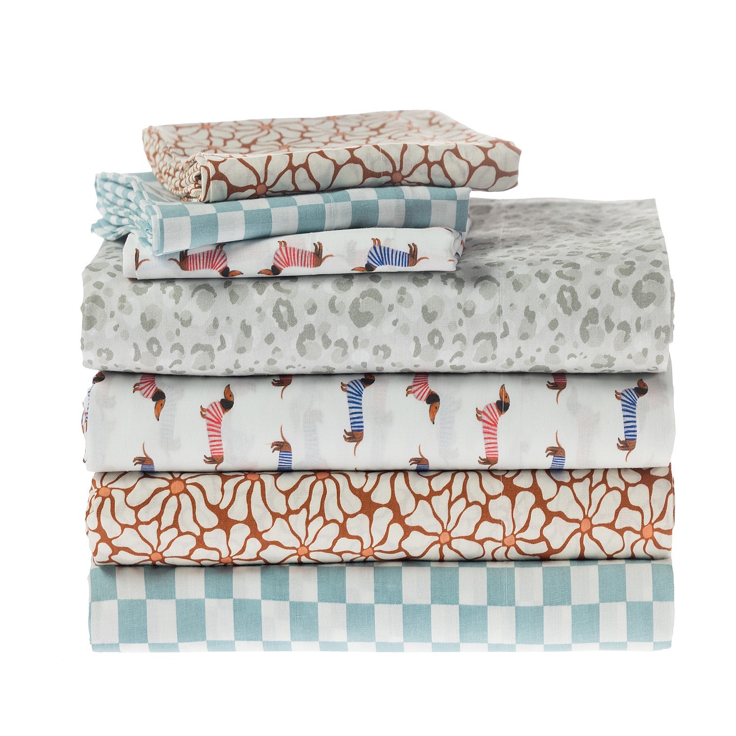 Design Republique Demi Animal Cotton Print Sheet Set