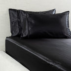 Hometones Sadie Satin Fitted Sheet & Pillowcase/s