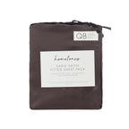 Hometones Sadie Satin Fitted Sheet & Pillowcase/s