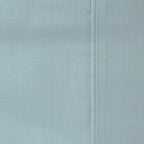 Close-up of the Home Co. Ella Cotton Sheet Set in Sky Blue, highlighting the soft blue colour, woven texture and seam detail.