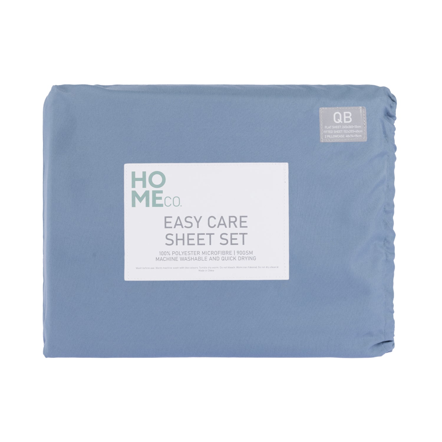 A sheet set in fabric bag Packaging.