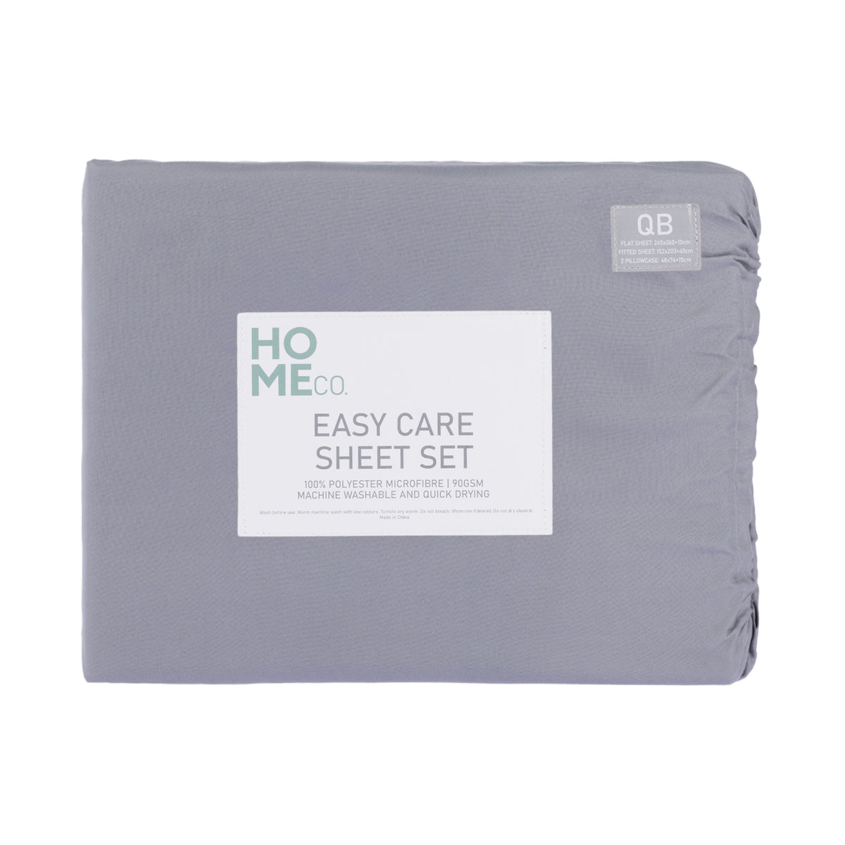 A sheet set in fabric bag Packaging.