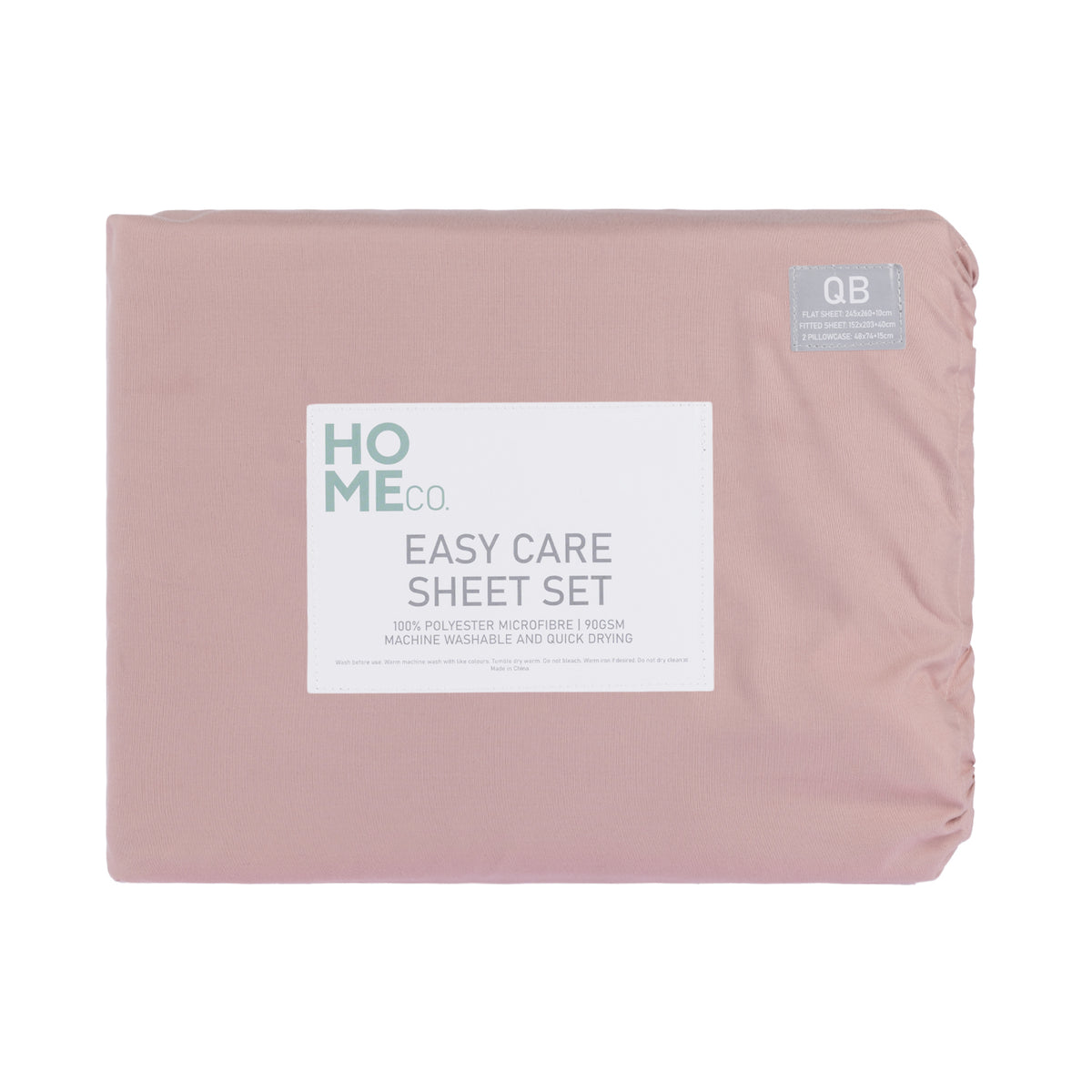 A sheet set in fabric bag Packaging.