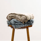 Design Republique Chester Faux Fur Throw Brown