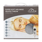 Cloud 9 Super Soft Melange Electric Heated Throw