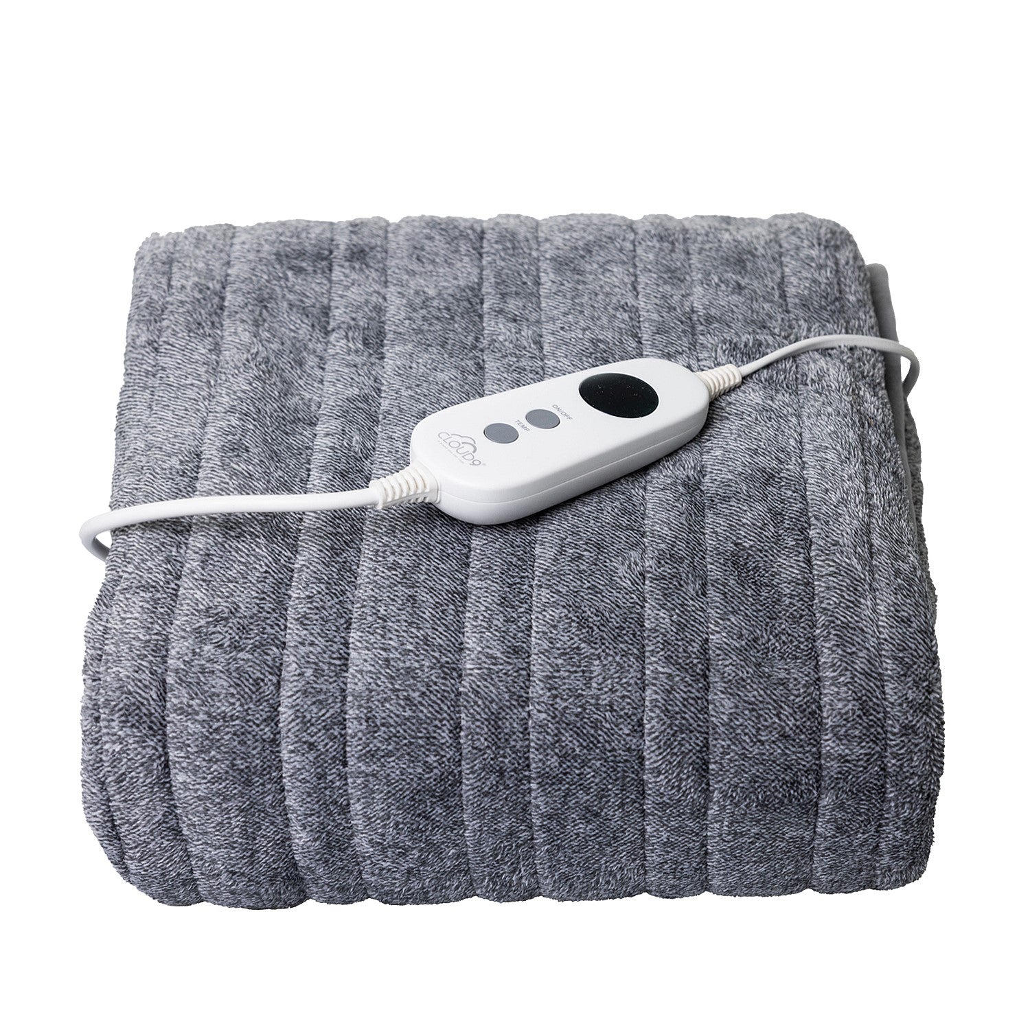 Cloud 9 Super Soft Melange Electric Heated Throw