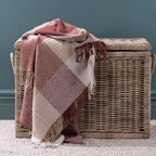 Woolrest 100% Pure New Zealand Wool Check Throw