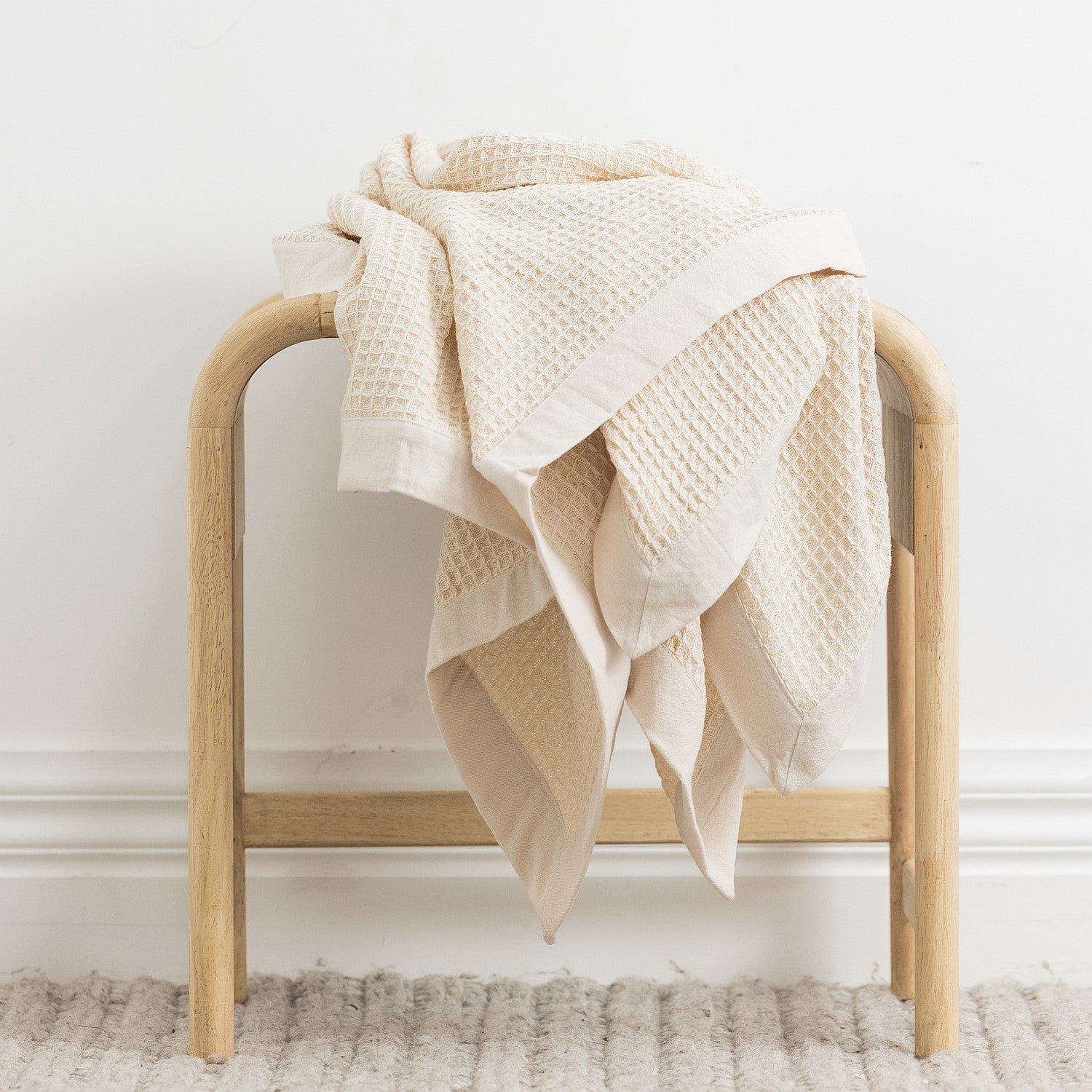 Design Republique Marley Waffle Throw