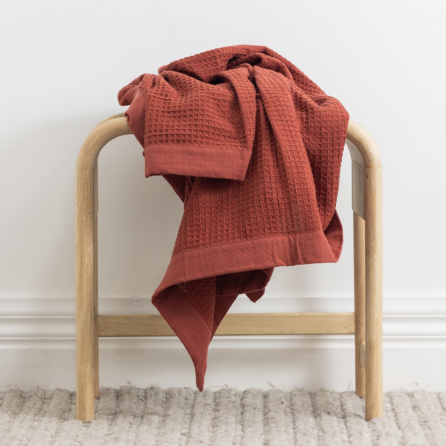 Design Republique Marley Waffle Throw
