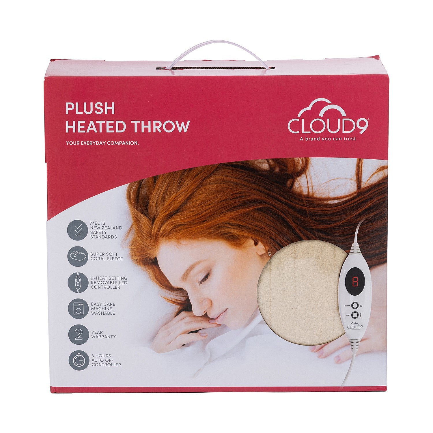 Cloud 9 Plush Electric Throw