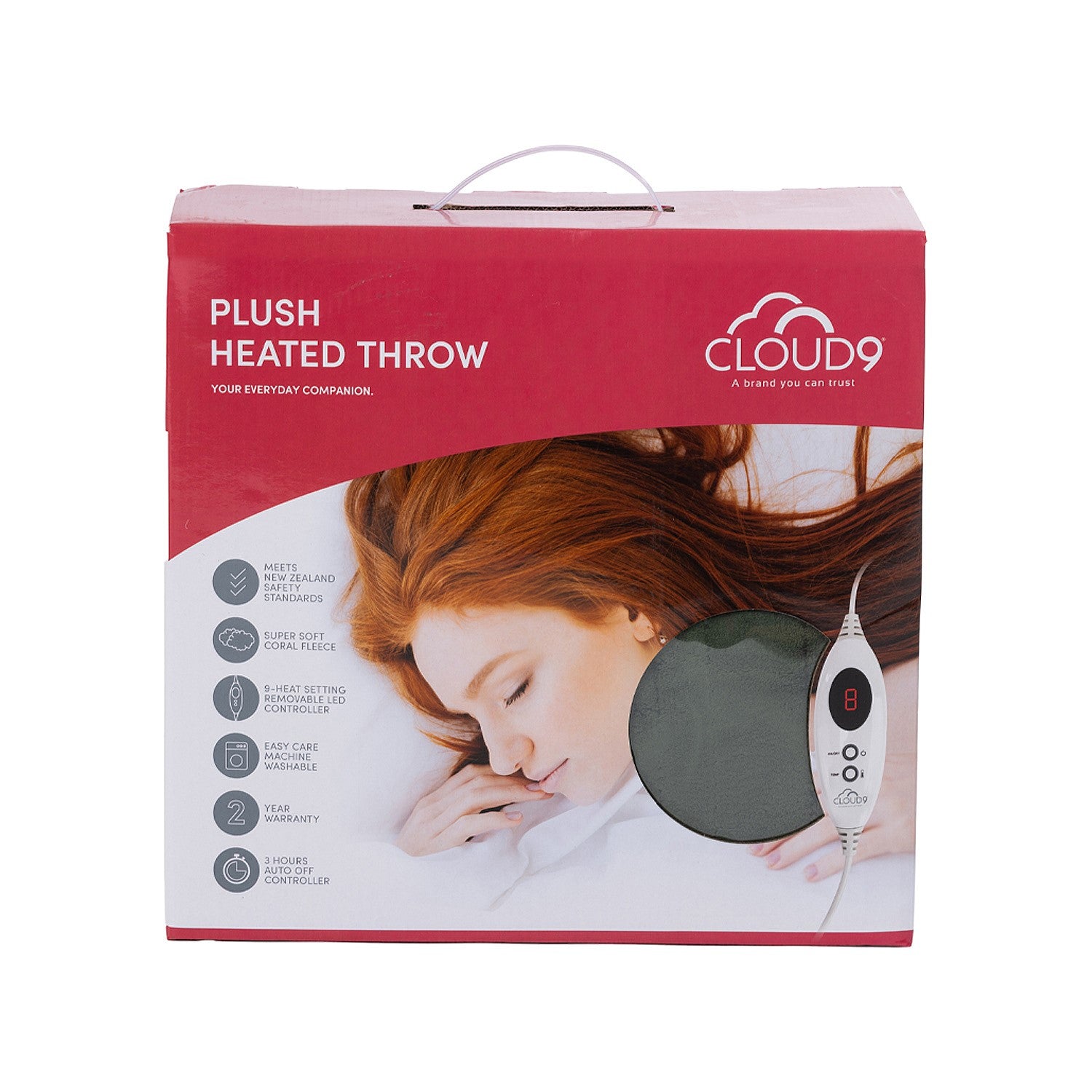 Cloud 9 Plush Electric Throw