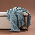 Solace Channel Faux Fur Throw