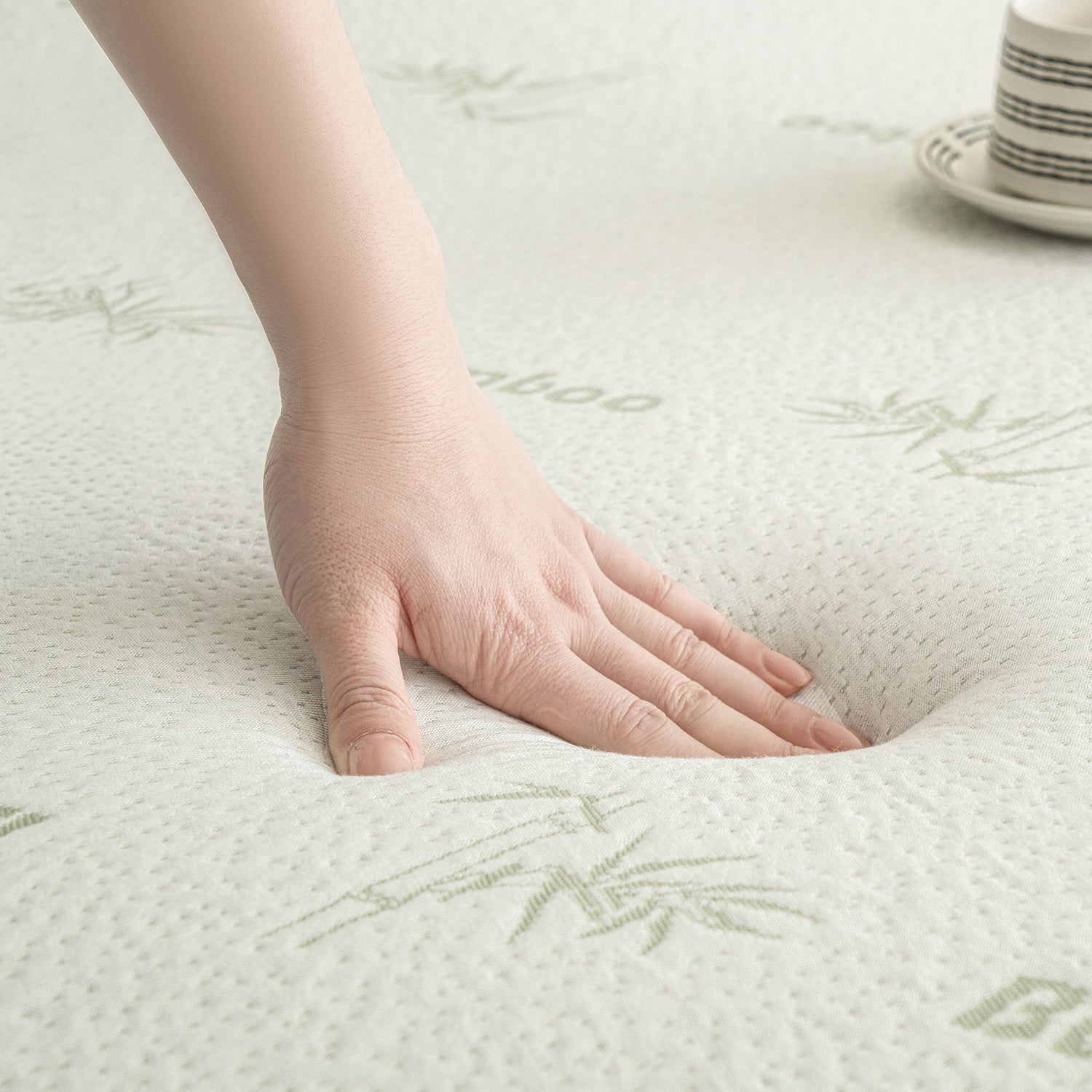 Bambou Memory Foam Mattress Topper 5cm Depth