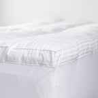 Design Republique Hotel Luxury Mattress Topper Corner showing how it is fitted on the mattress
