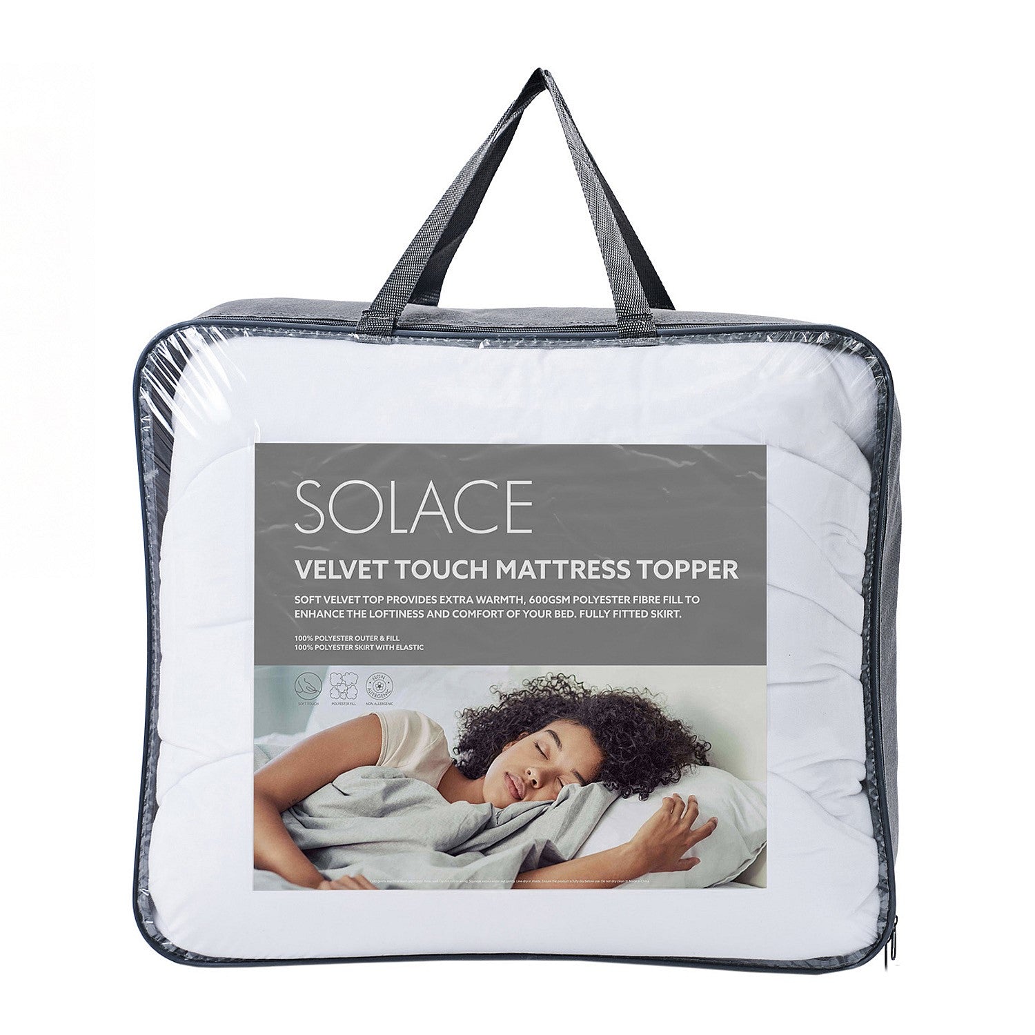 Solace Velvet Touch Mattress Topper